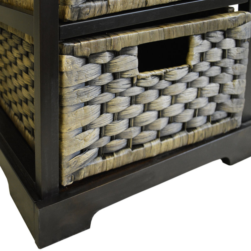 Freestanding Bathroom Shelves, Black