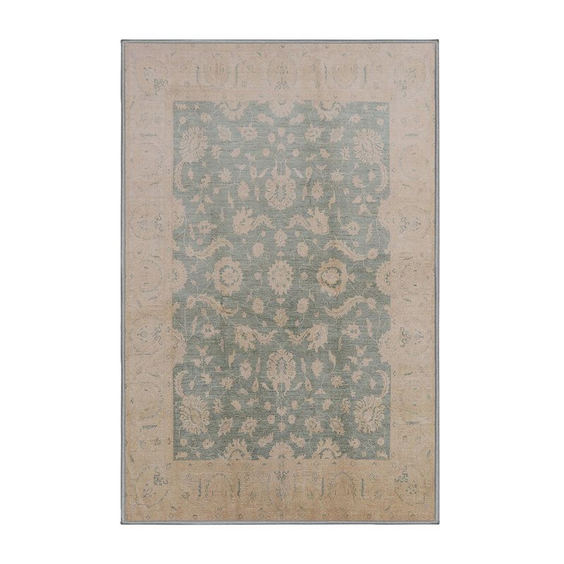 Tapis vert / brun Malte Malte, Rectangle 4 pi x 6 pi