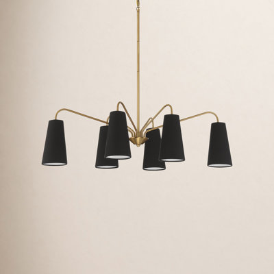6 Light Dimmable Pendant