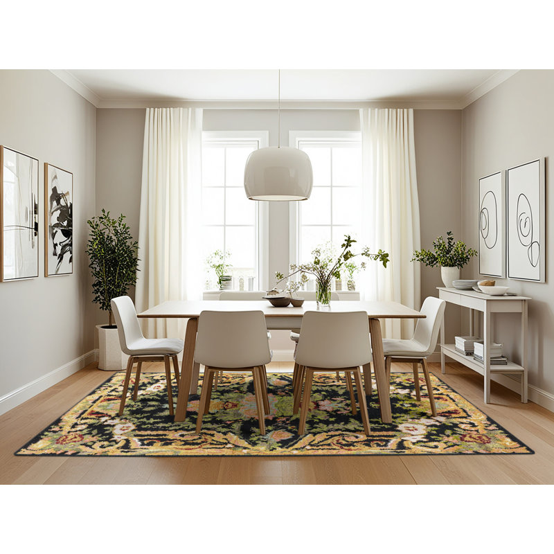 Abstract Indoor Rug, Rectangle 7' x 10'