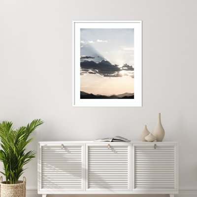 Reproduction d'art encadrée «Isobel Sonstraal Sunset» par Shot par Clint Wood