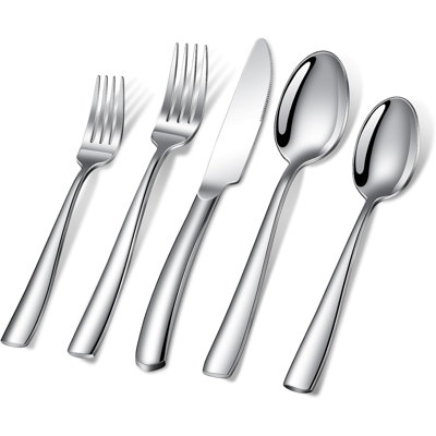 40-Piece Silverware Set Heavy Duty Stainless Steel Flatware Set Service For 8