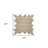 20" X 20" Tan Jute Zippered Pillow