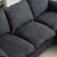 Canapé de 78,74 po en forme de L avec pédale de rangement, convenant au salon, appartement, bureau, petit espace-640004777