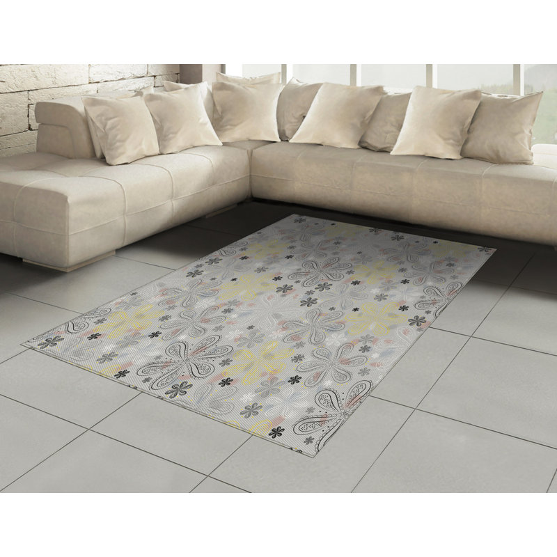 Glennville Floral Hand Woven Area Rug, Rectangle 120 x 180cm