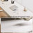 White solid wood study desk Double desk with Drawers-425000427