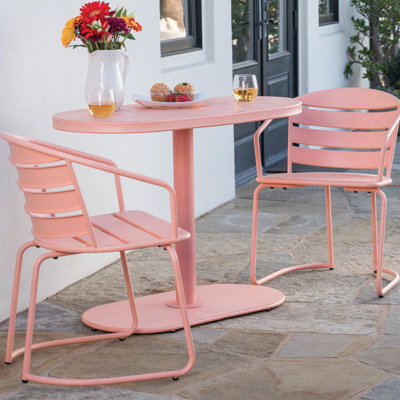 Chaises de bistro en fer pour l'extérieur