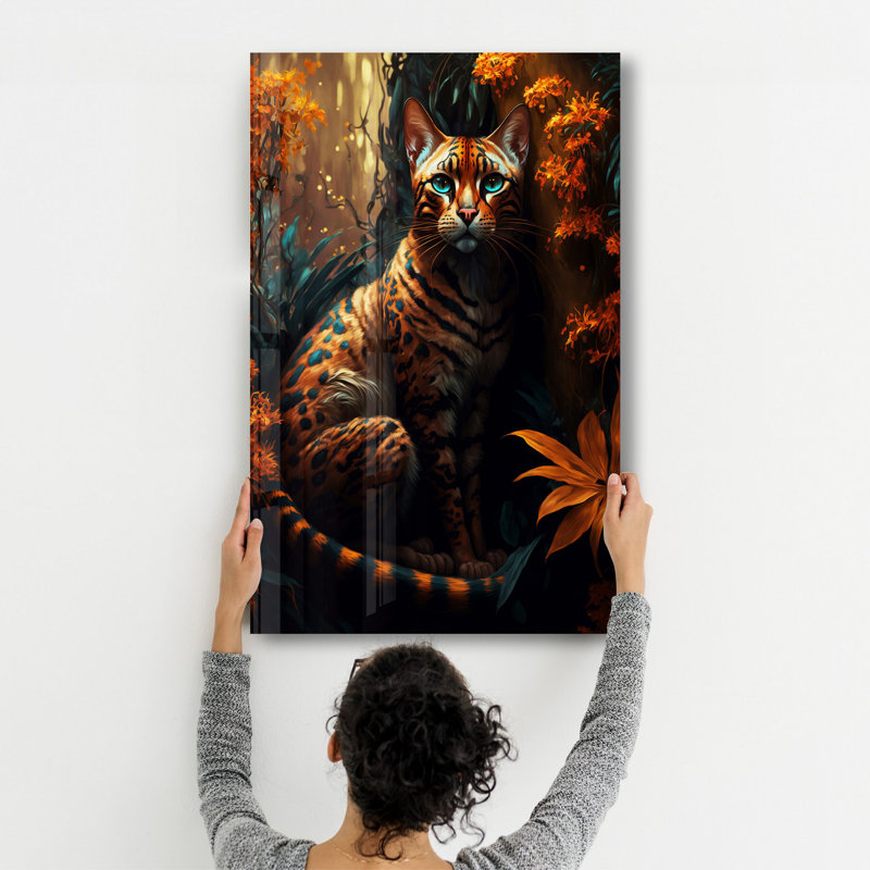 Peinture décorative en verre trempé