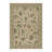 Sofia Wildlife Pattern Washable Faux Linen Area Rug With Non-Slip Backing-795581573
