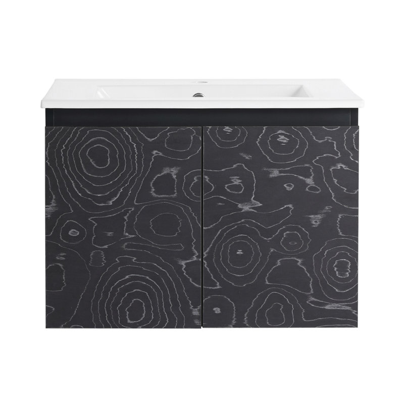Laurindo 24'' Floating Wall-Mounted Bathroom Vanity