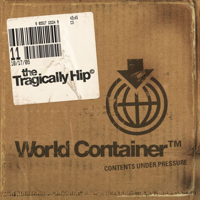 The Tragically Hip Album Cover 12x12 Plate World