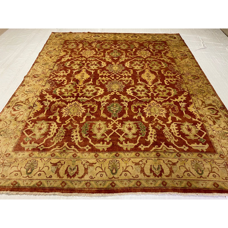 Tapis rétro Oushak 7 pi 10 po x 9 pi 10 po Anatolian