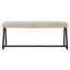 Banc rembourré en polyester Taupo