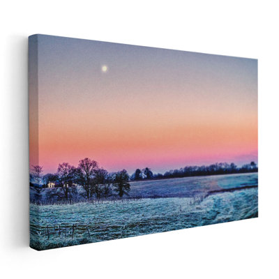 Moonrise Over Aux Arbeils - reproduction d'art sur toile