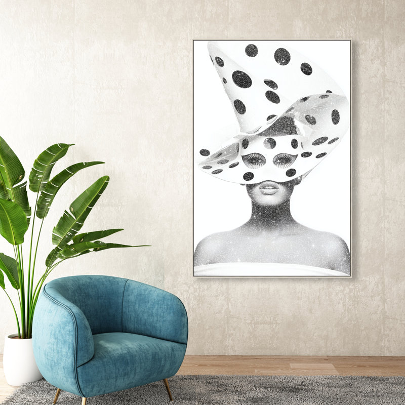 Spotted Sovereign Print by Oliver Gal, 25"H x 17"W, Silver Floater Frame