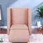 Fauteuils inclinables gain de place avec poche latérale, tissu rose poudré, touche moderne pour la maison