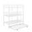Twin Size Metal Triple Bunk Bed With Trundle-1910262467