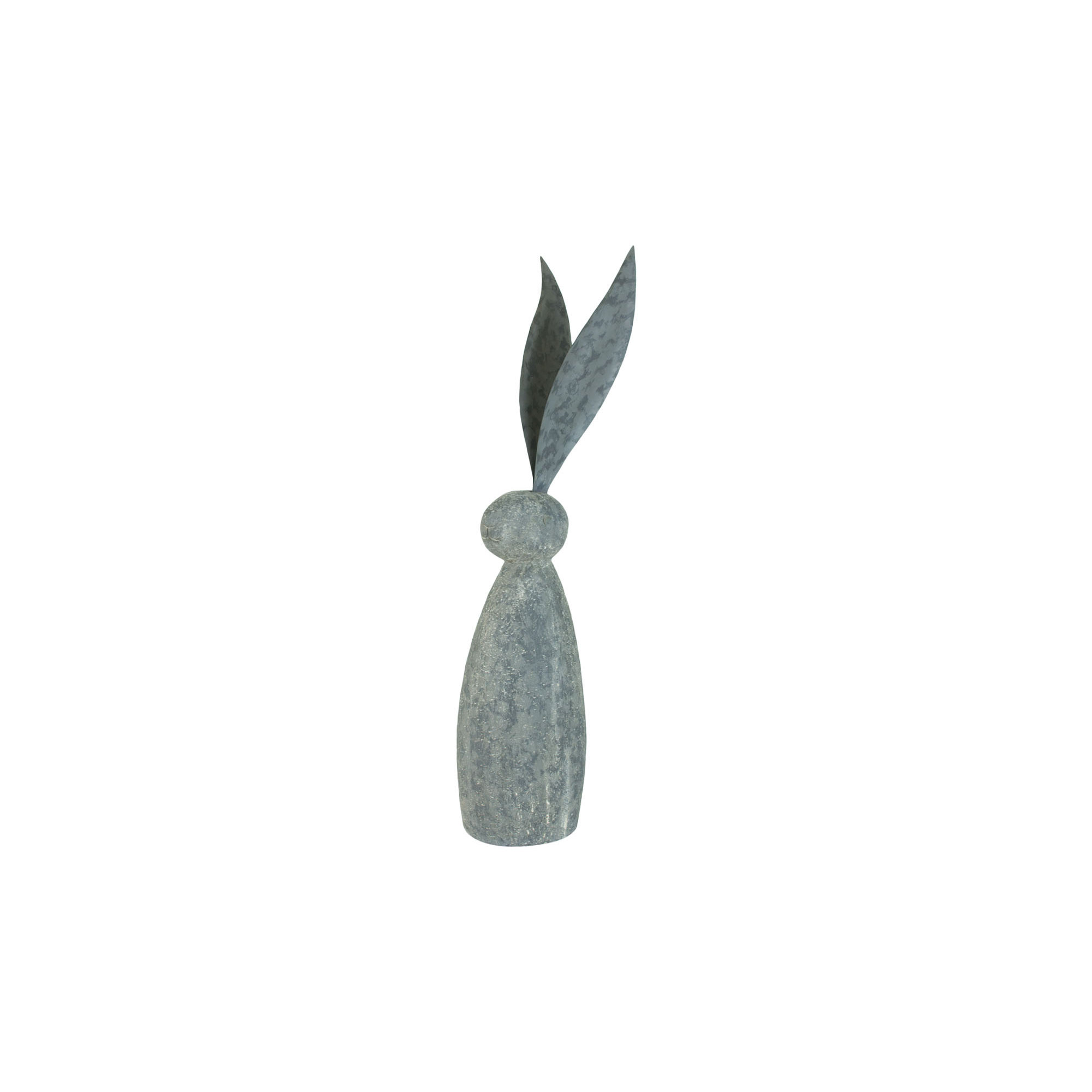 Okelly Faux Stone Rabbit Figurine, 33" H x 7" W x 7" D