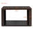 Square farmhouse coffee table in dark brown, 30.8", with 2-tier storage and half open storage compartment