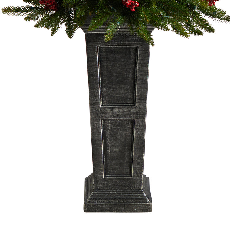 48' H Lighted Artificial Pine Christmas Tree
