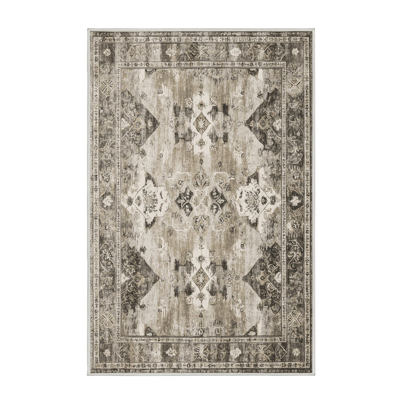 Victorian Flourish Rug, Rectangle 5' x 8'