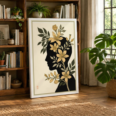 Mind in Bloom Botanical - Wrapped Canvas