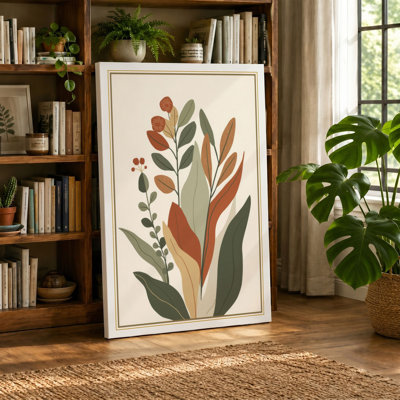 Study Botanical - Wrapped Canvas
