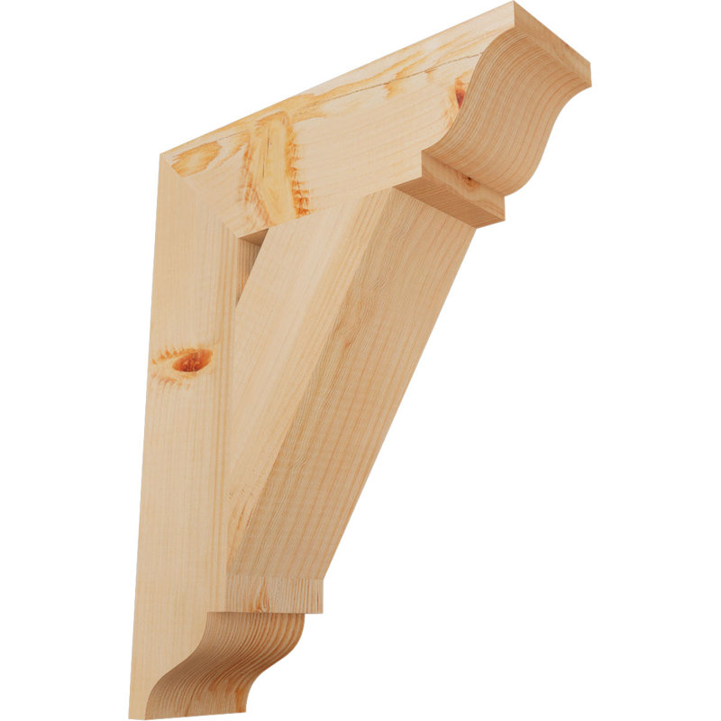 Support traditionnel, Douglas (lisse), H 18 po x l 4 po x P 14 po