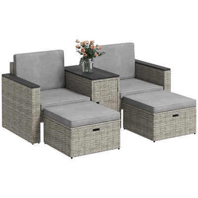 Rattan Sofa Set