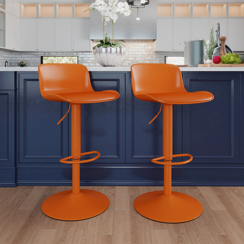 Tabouret de bar Alabama, Orange