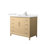 Meuble-lavabo simple autoportant 42 po avec plateau en quartz Janna