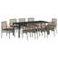 Eliezel 8 - Person Patio Dining Set Rectangular Table-598872077