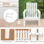 Chaise Adirondack en bois massif Pudsey-1688818513