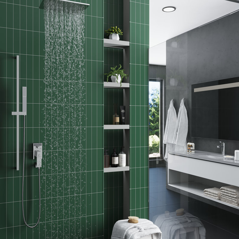 Arte 7.87 L x 0.47 W Tile Trim, Glossy Black