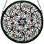 Tiffany Dragonfly Swirl Medallion Window