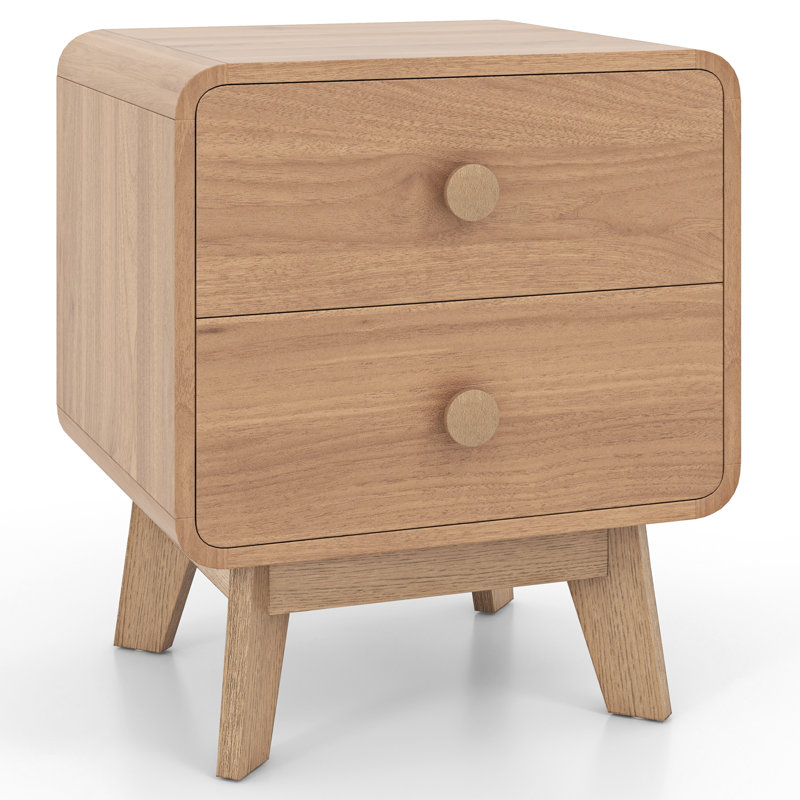Kayslee 18.5'' W Nightstand, Brown, Individual