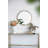 28" Round Wood Mirror