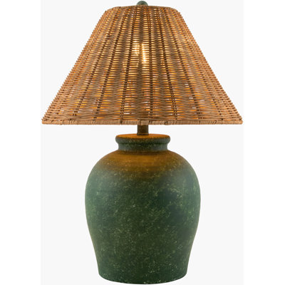Chemise 22" Ceramic Table Lamp