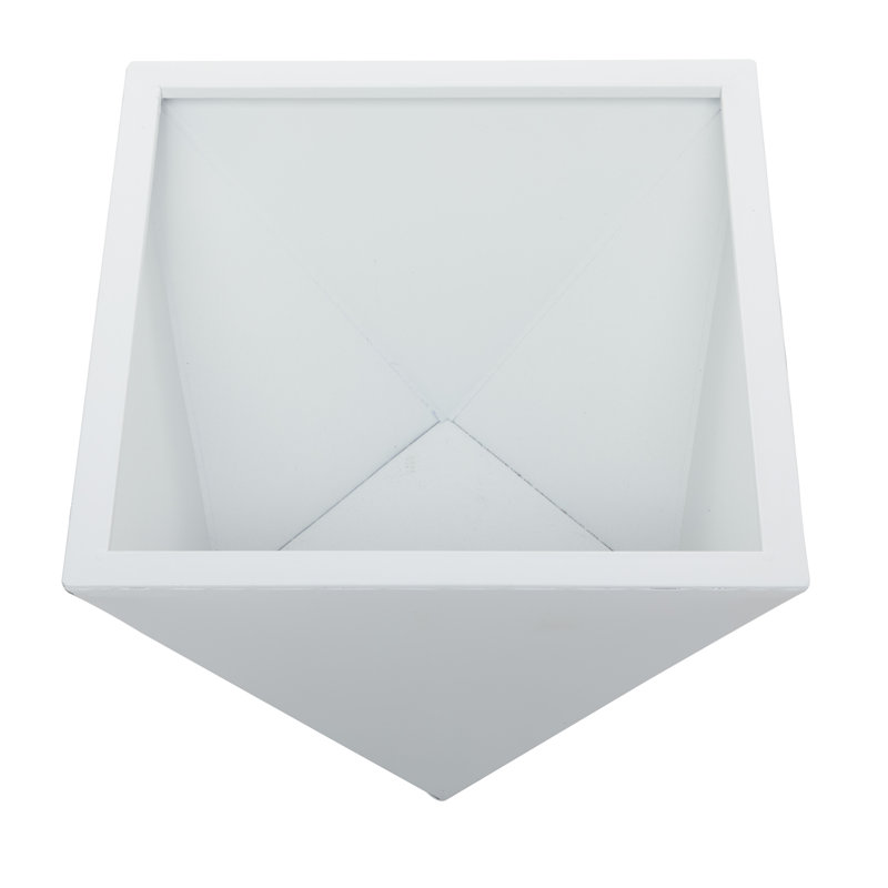 Esma Metal Planter - Set of 3, White