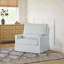 Crawford Pillowback Chair and a Half Upholstered Swivel Glider-1636909300