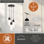 Luminaire suspendu contemporain 3L Treveion-918253682