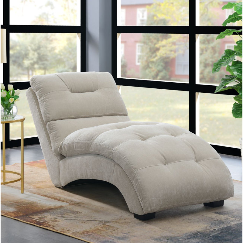 Wrought Studio™ Lochala Chaise (K/D) In Amigo Granite, Beige