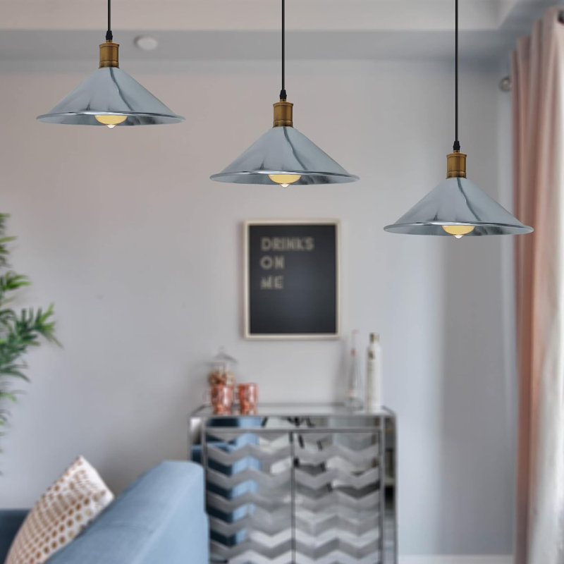 3 - Light Pendant, Chrome