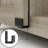 U-Shape Adjustable Wall-Mounted Door Bottom Metal Steel Floor Guide
