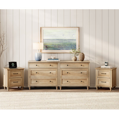 Scarlett 4-Piece Bedroom Set with Charging Station