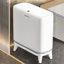 Poubelle de salle de bain Joybos avec couvercle, petite poubelle à aspiration par aspiration 3,5 gallons avec couvercle, poubelle pour pieds de salle de bain, bureau, maison, véhicule récréatif, cadeau de rentrée scolaire