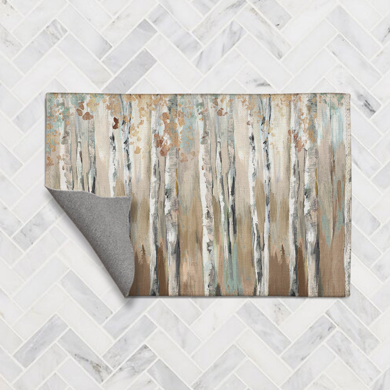Wood At Dusk Chenille Indoor Rug, Rectangle 2' x 3'