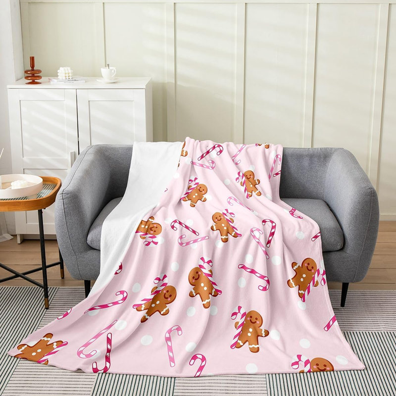 Mignon lit de flanelle en peluche simple en peluche, 60 x 80 po