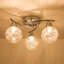 Louth Glass Semi Flush Mount-26144261