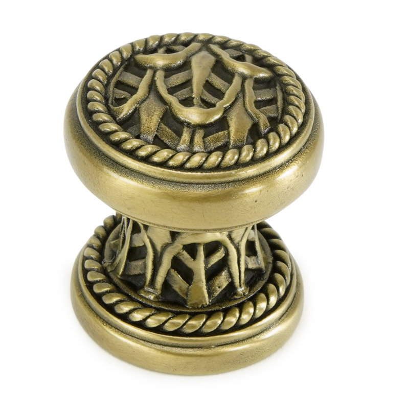 CARLISLE KNOB; MATTE FINISH, Brass